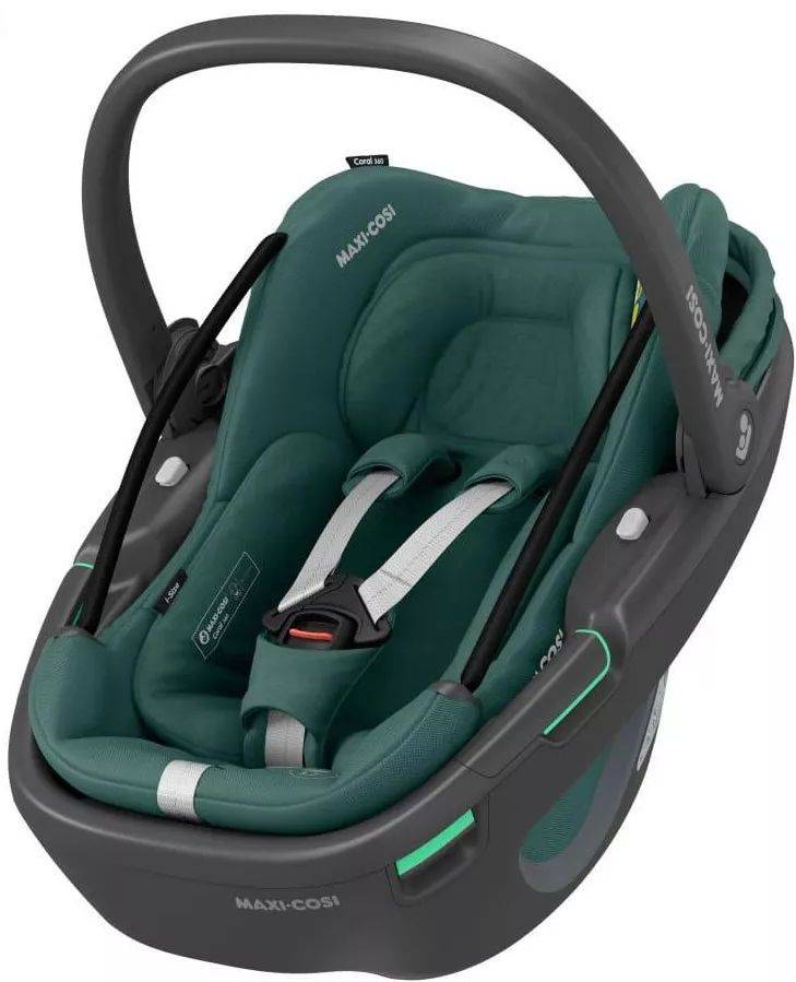 Maxi Cosi CORAL 360 I-SIZE - child car seat 0-13 kg, Essential Green,  Black Edition Essential Green, Black Edition, Car Seats \ 0-13 kg, Birth  to 15 months Brand \ Maxi Cosi