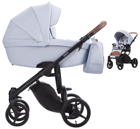 Bebetto LUCA PRO - 2in1 pushchair with carrycot | colour 16 light blue